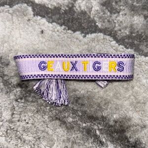 GEAUX TIGERS BRACELET